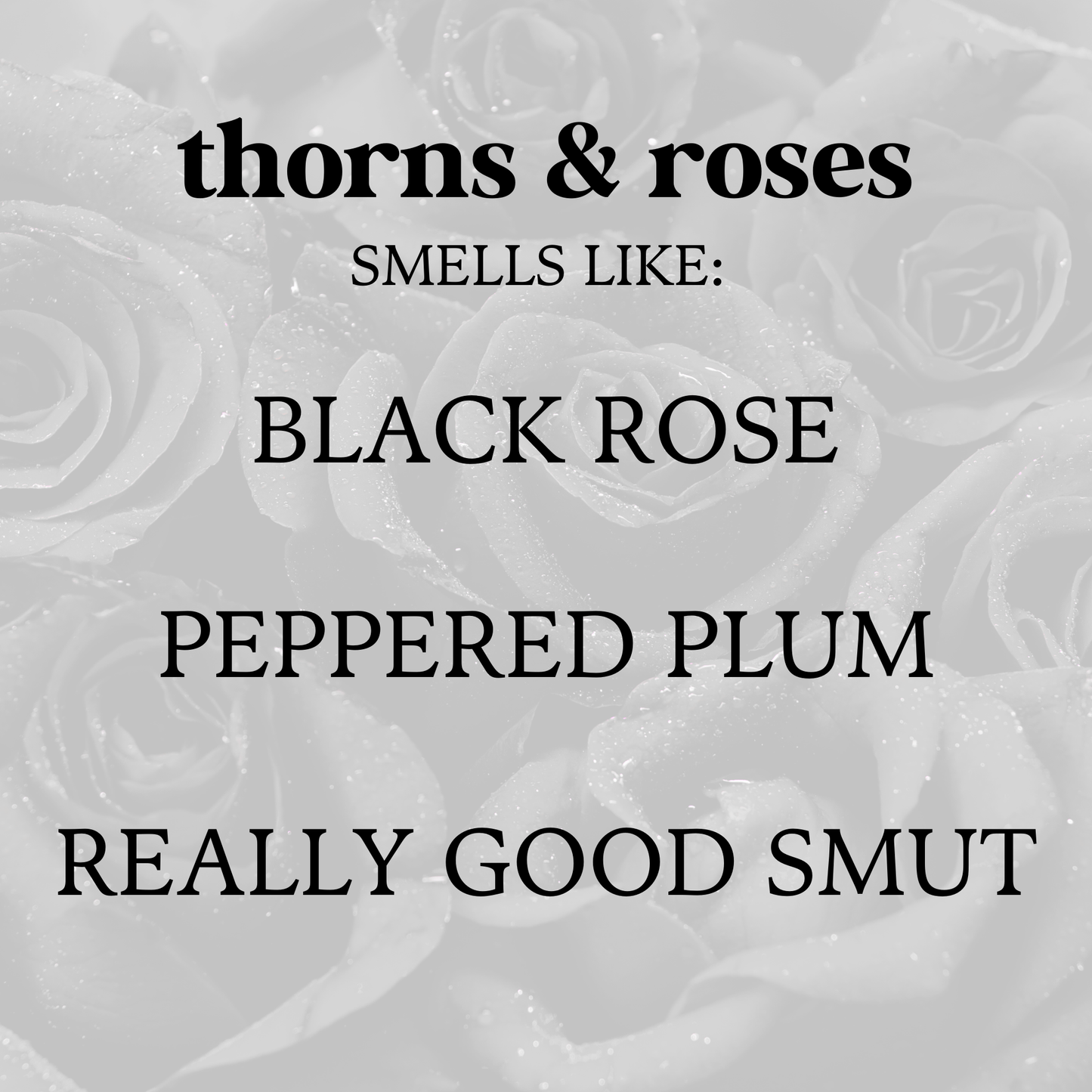 Thorns and Roses 🥀✨ Candle