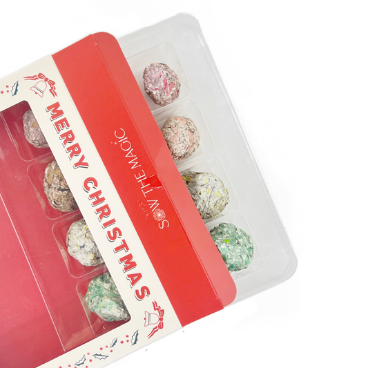 🎄 12 Days of Planting Christmas Seed Ball Set