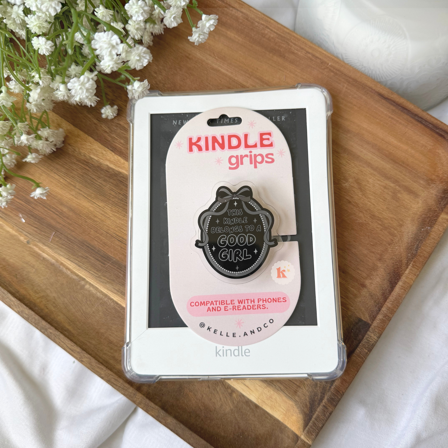 Good girl kindle grip | kindle accessories | kindle case