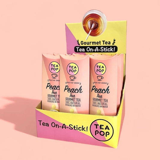 Peach Gourmet TEA on-a-stick! ππΏ