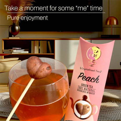 Peach Gourmet TEA on-a-stick! 🍑🌿