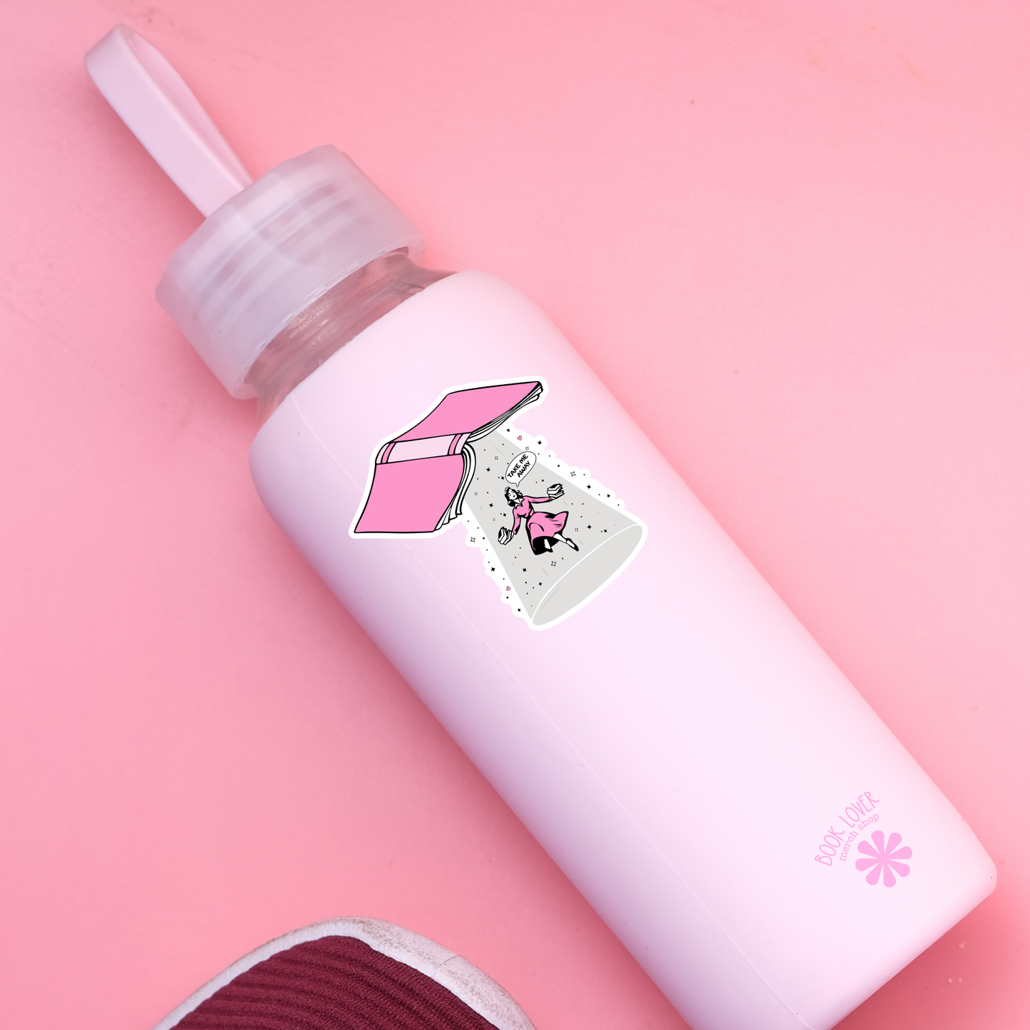 Take Me Away Bookish Sticker