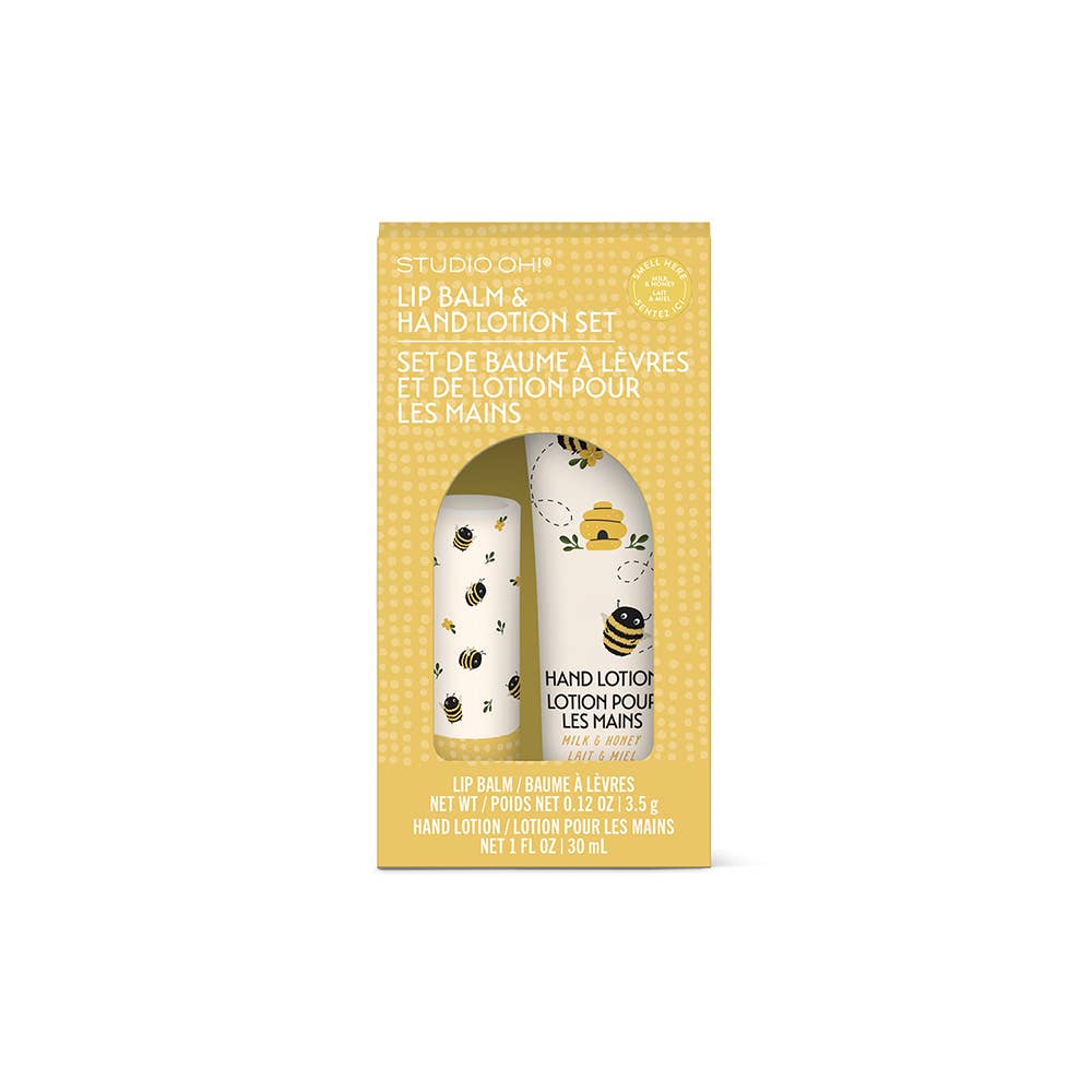 Buzzy Bees Lip Balm & Hand Lotion Set