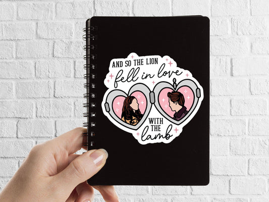 Lion & The Lamb Bookish Sticker