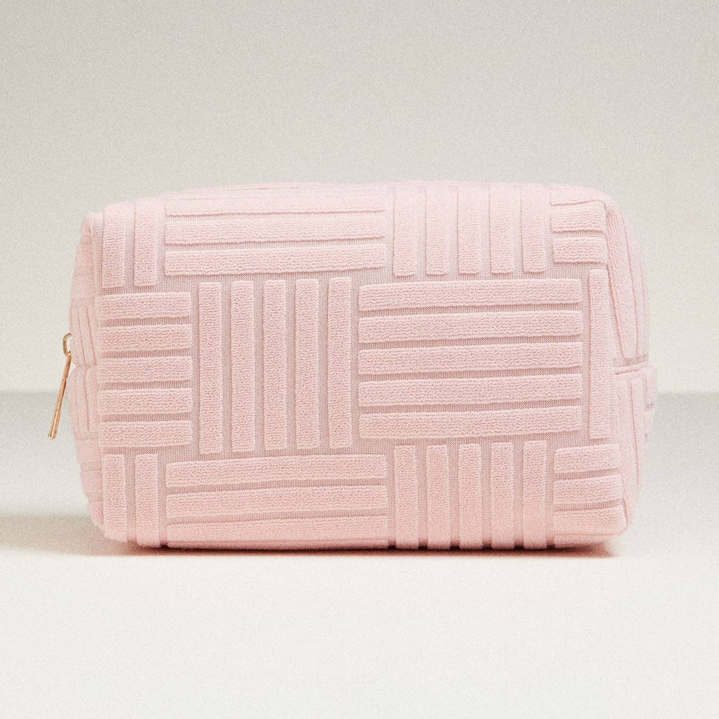 Luxe Terry Fabric Travel Pouch 🧼✨