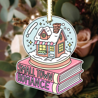 Small Town Romance Snow Globe Ornament