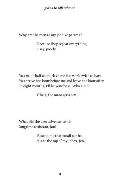 Jokes to Offend Men - Allison  Kelley