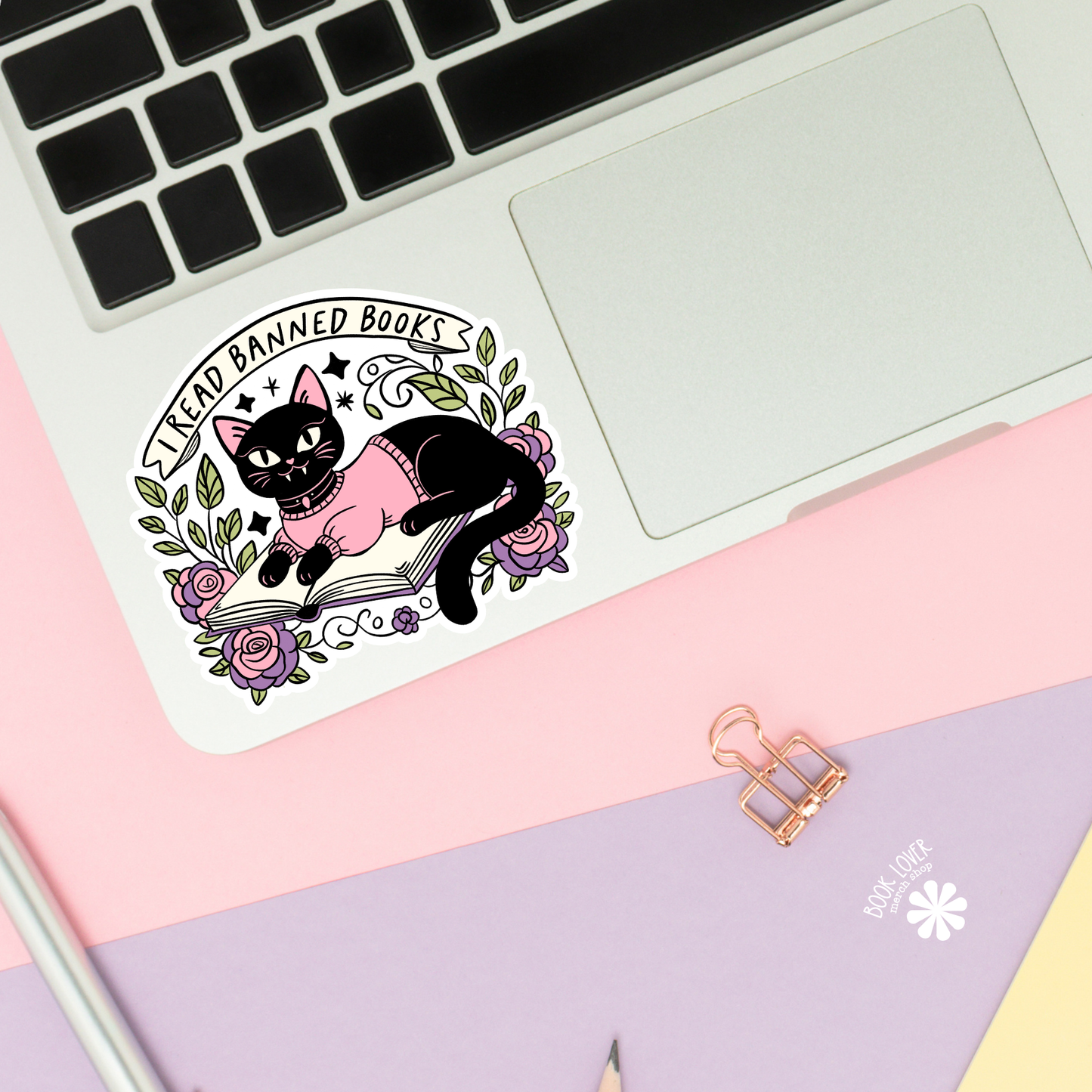 I Read Banned Books Sticker