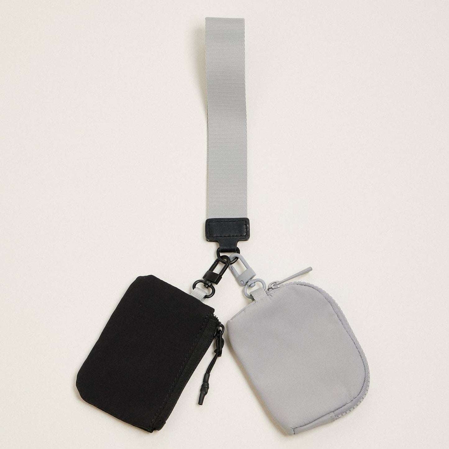 Dual-Color Coin Purse Keychain Wristlet👜