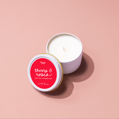 Thorns and Roses 🥀✨ Candle