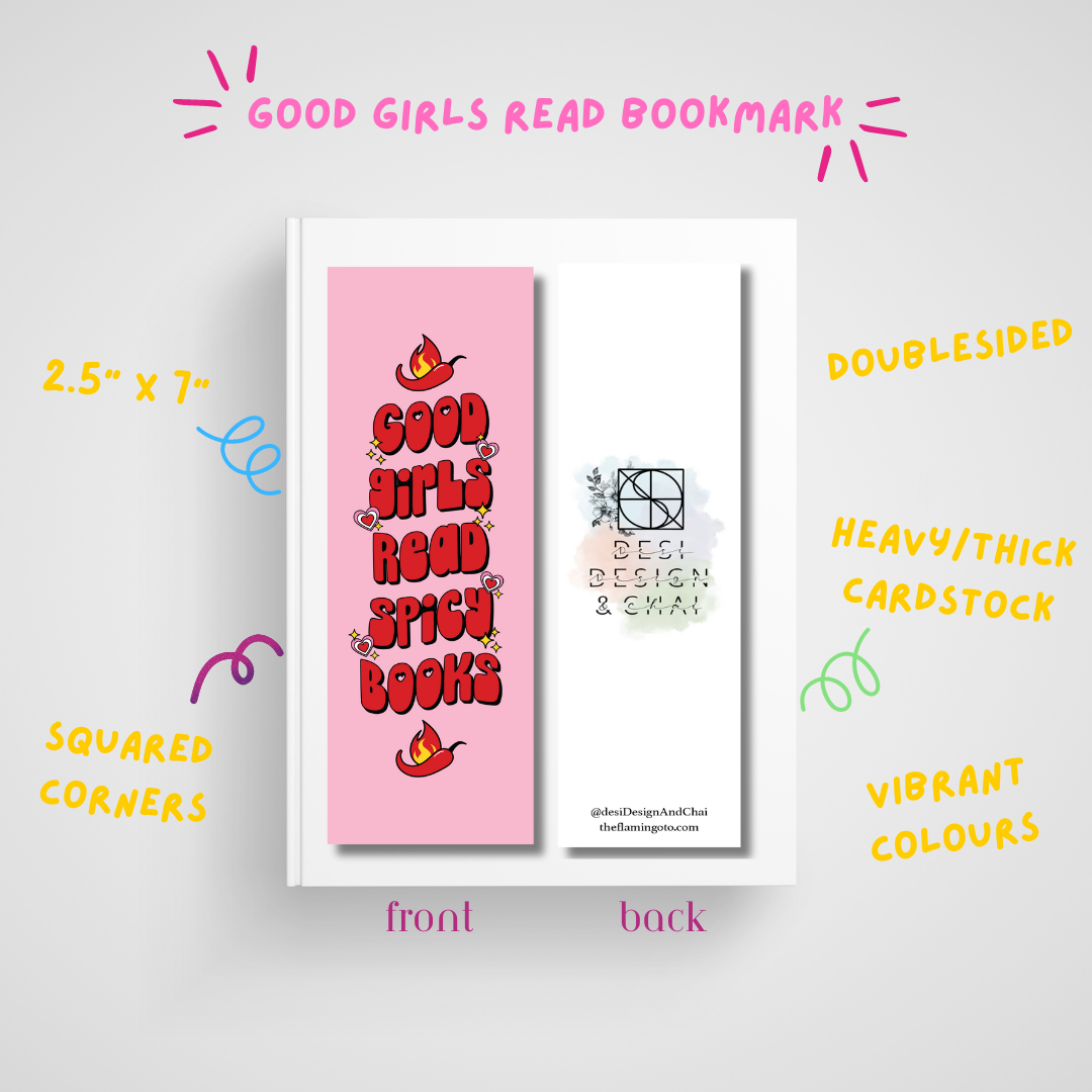 Good Girls Read Spicy Books 🌶️💋 - Bookmark