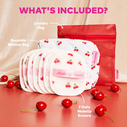 🍒 Cherry Clean – 7-Day MakeUp Eraser® Set
