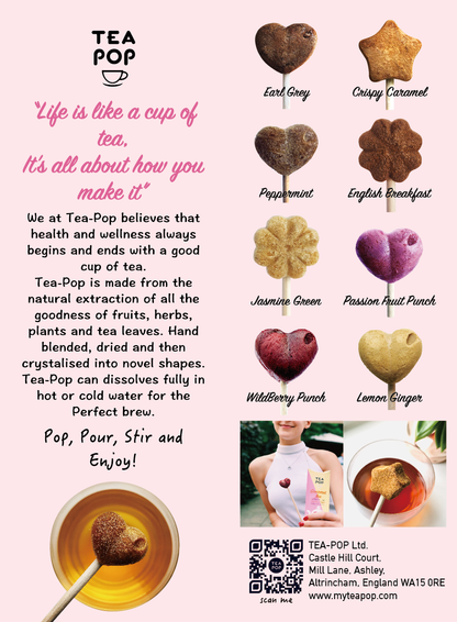 Lemon Ginger Gourmet TEA on-a-stick!