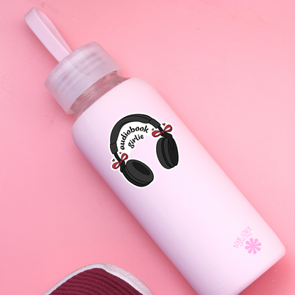 Audiobook Girlie Bookish Sticker