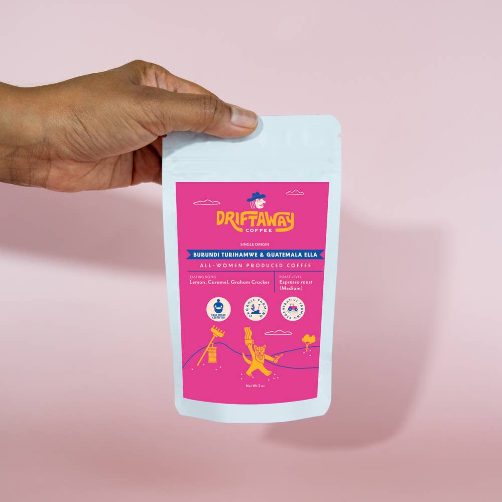 Driftaway Coffee Bag | Women-Owned & Crafted 2oz ☕💫