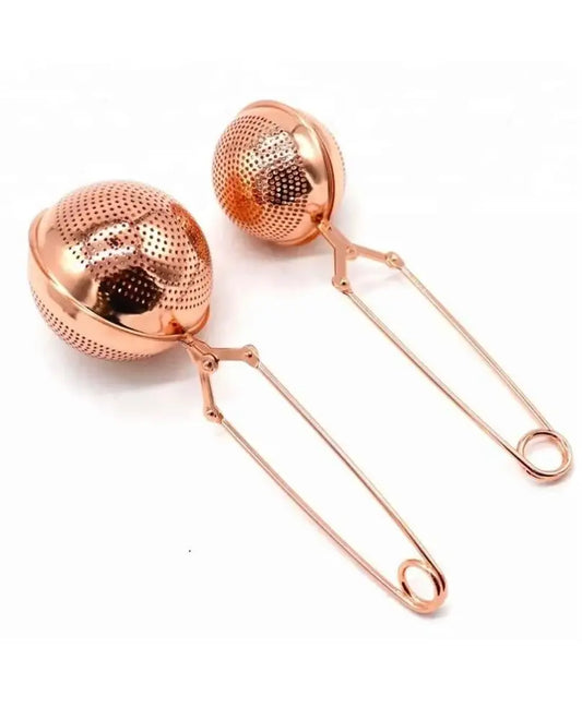 Rose Gold Tea Infuser – Stainless Steel Loose Leaf Steeper