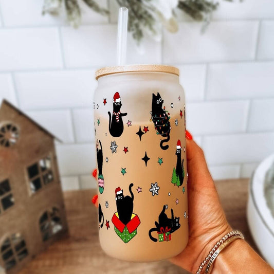 Binx's Christmas Chaos Cup With Lid + Straw