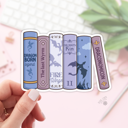 Dragon Books Bookish Sticker