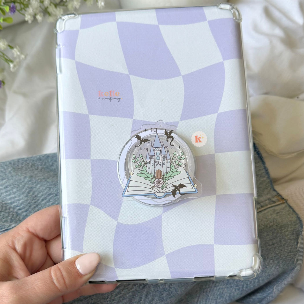 Kindle accessories | bookish kindle grip | kindle case stand