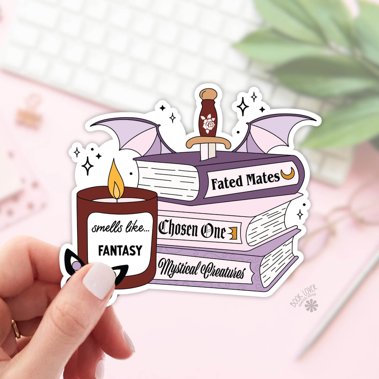 Smells Like Fantasy Bookish Sticker