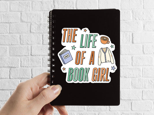 Life Of A Book Girl Bookish Sticker