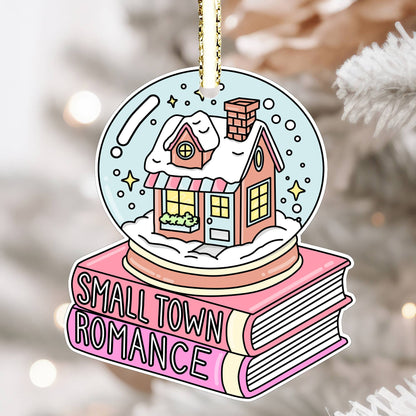Small Town Romance Snow Globe Ornament