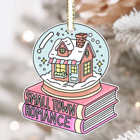 Small Town Romance Snow Globe Ornament