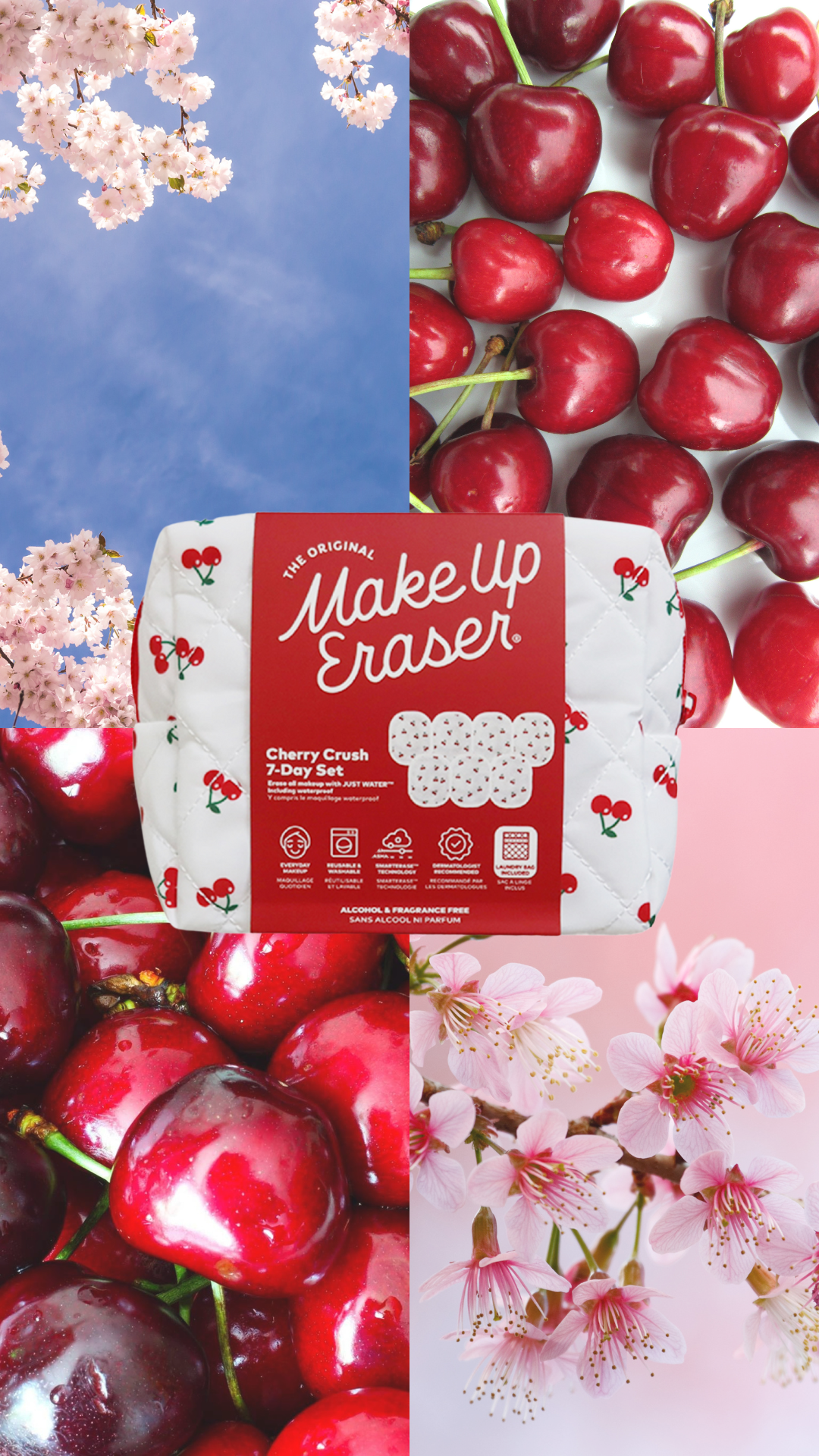 🍒 Cherry Clean – 7-Day MakeUp Eraser® Set