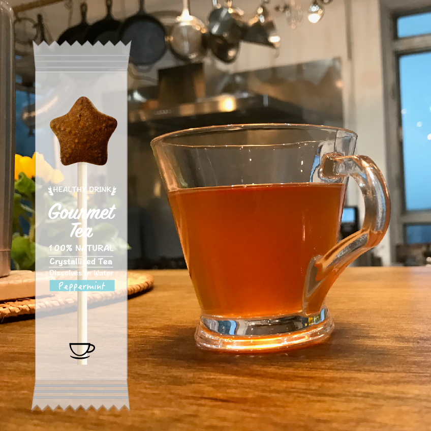 Peppermint Gourmet TEA on-a-stick! 🍃