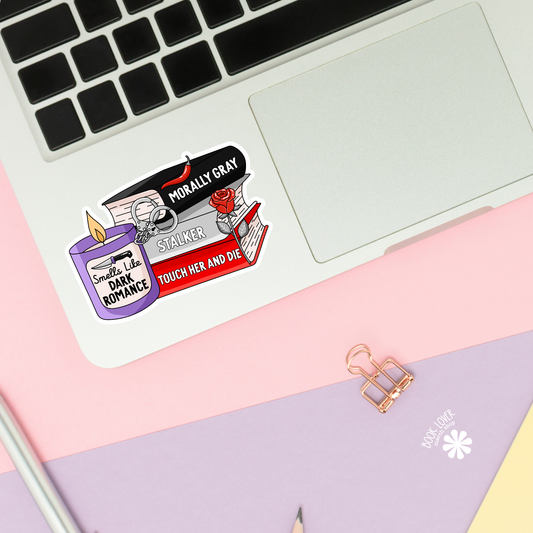 Smells Like Dark Romance Bookish Sticker