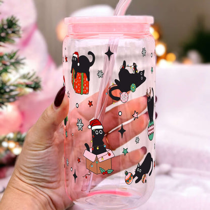 Binx's Christmas Chaos Cup With Lid + Straw