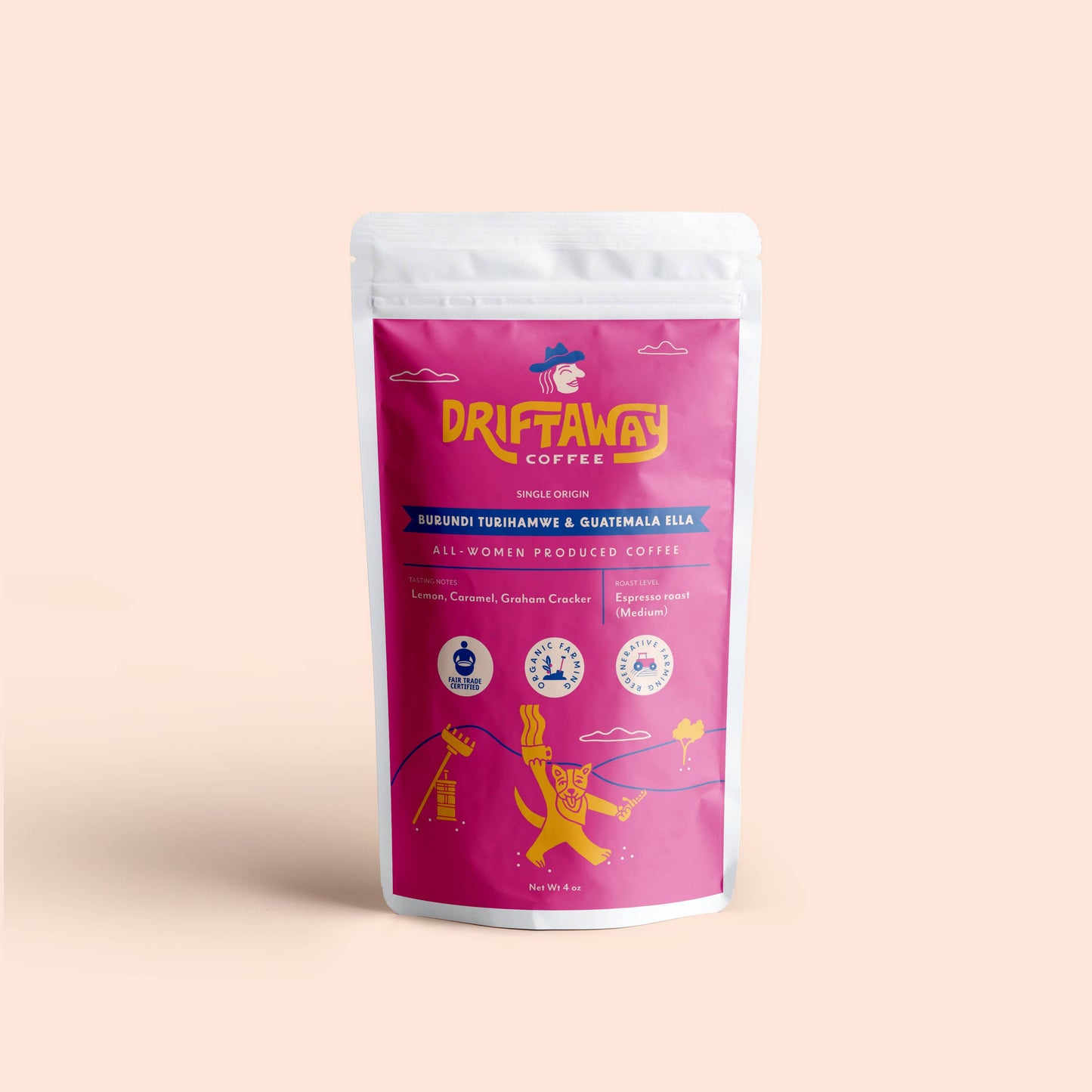 Driftaway Coffee Bag | Women-Owned & Crafted 2oz ☕💫