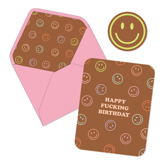 Happy F*cking Birthday Card