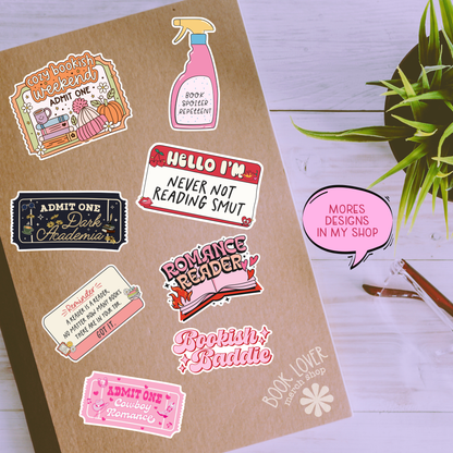 Dear Santa All I Want For Christmas is More Books Bookish Sticker