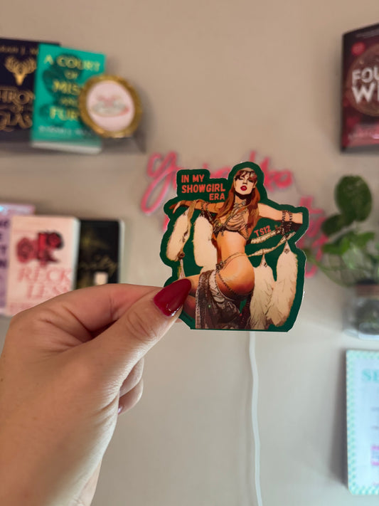 In My Showgirl Era ❤️‍🔥💃 -  TS Vinyl Sticker