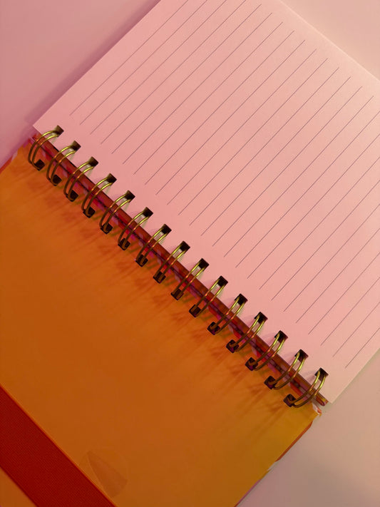 Waves of Melody Oliver Notebook with Pen Pocket