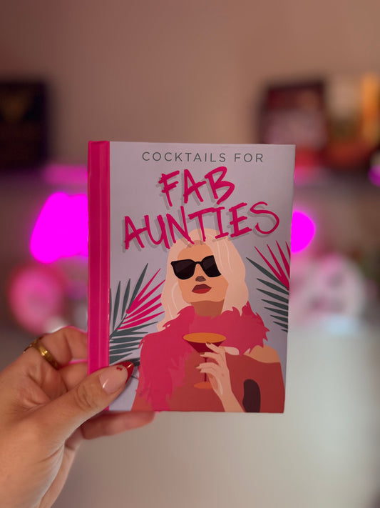 "Cocktails for Fab Aunties" - Cocktail Book 🍸🎉💖