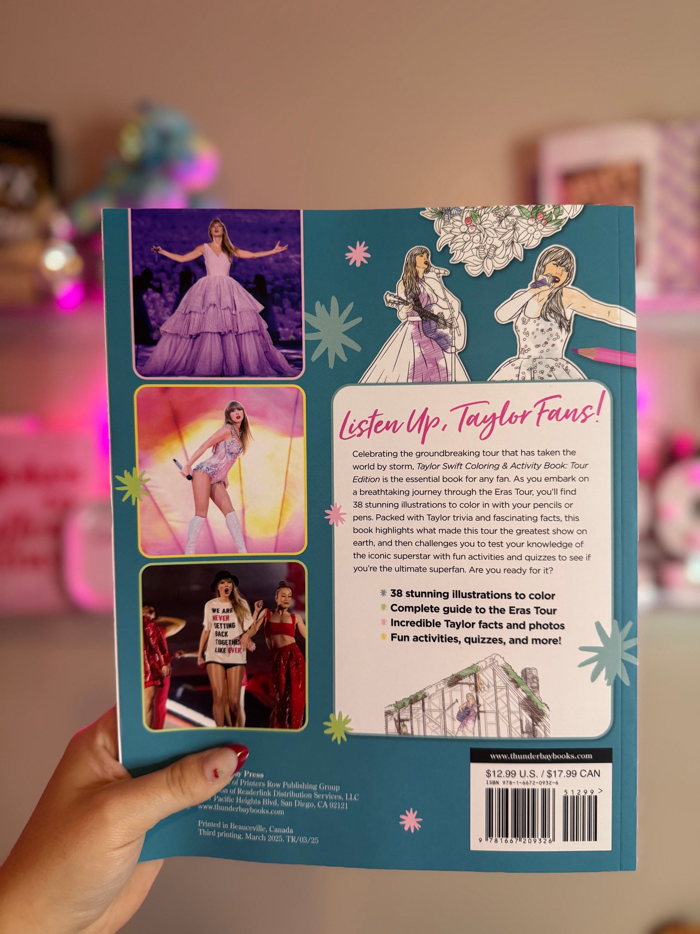 Taylor Swift Coloring & Activity Book: Eras Tour Edition🎤✨