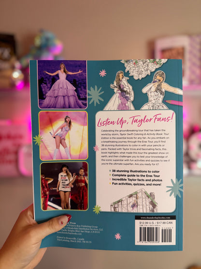 Taylor Swift Coloring & Activity Book: Eras Tour Edition🎤✨