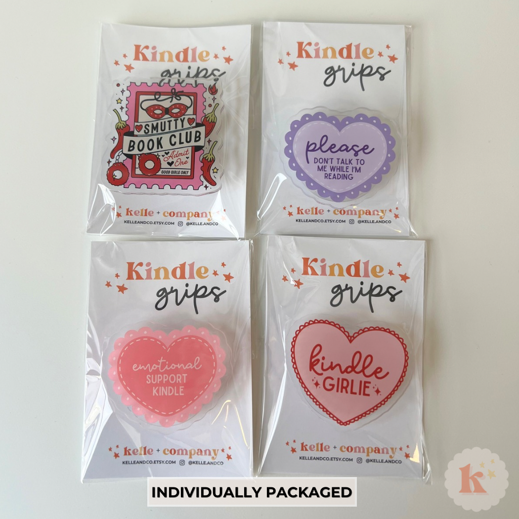 Please don’t talk kindle grip | coquette kindle grip | kobo