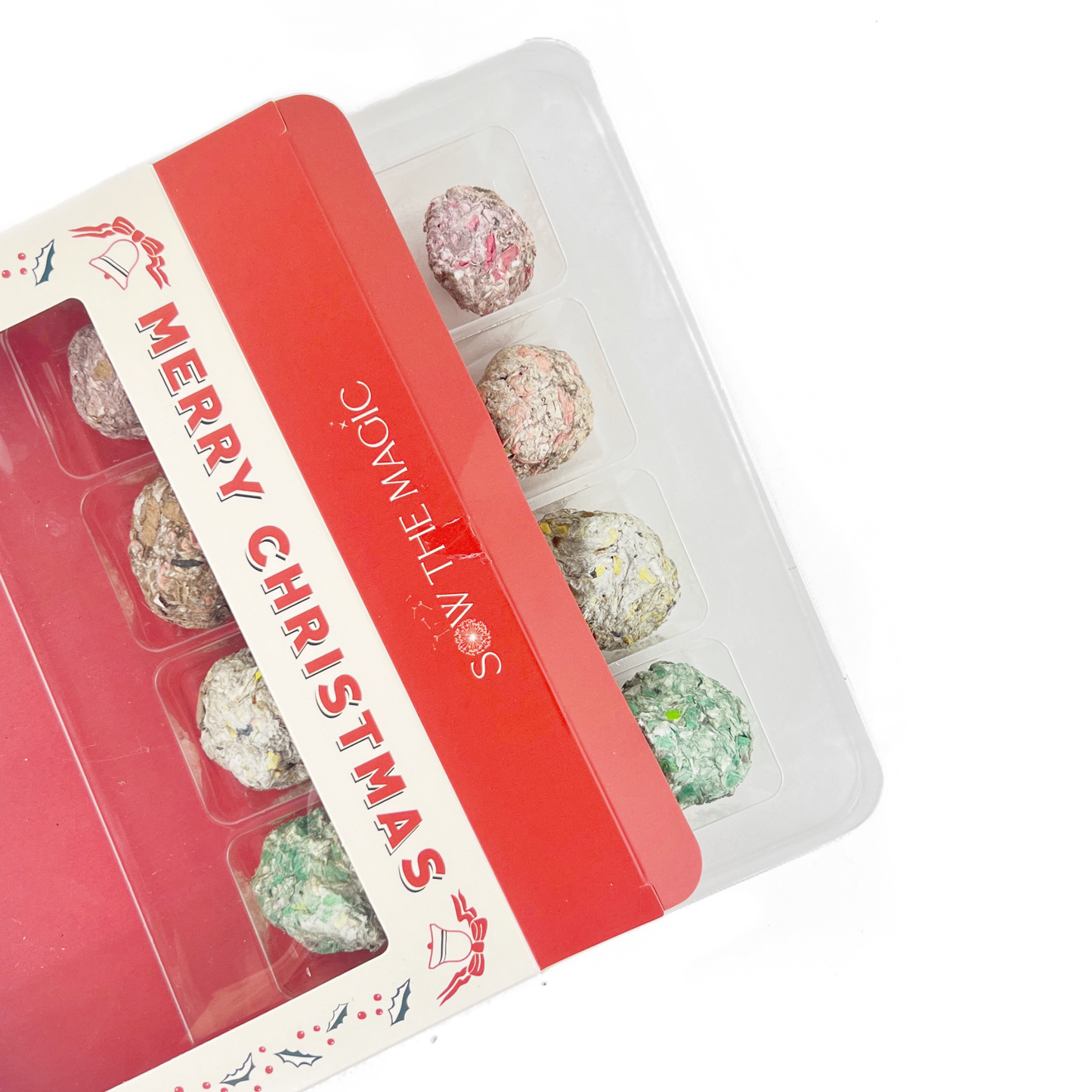 🎄 12 Days of Planting Christmas Seed Ball Set