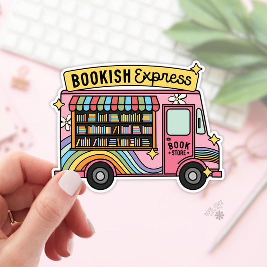 Bookish Express Bookstore Bookish Sticker