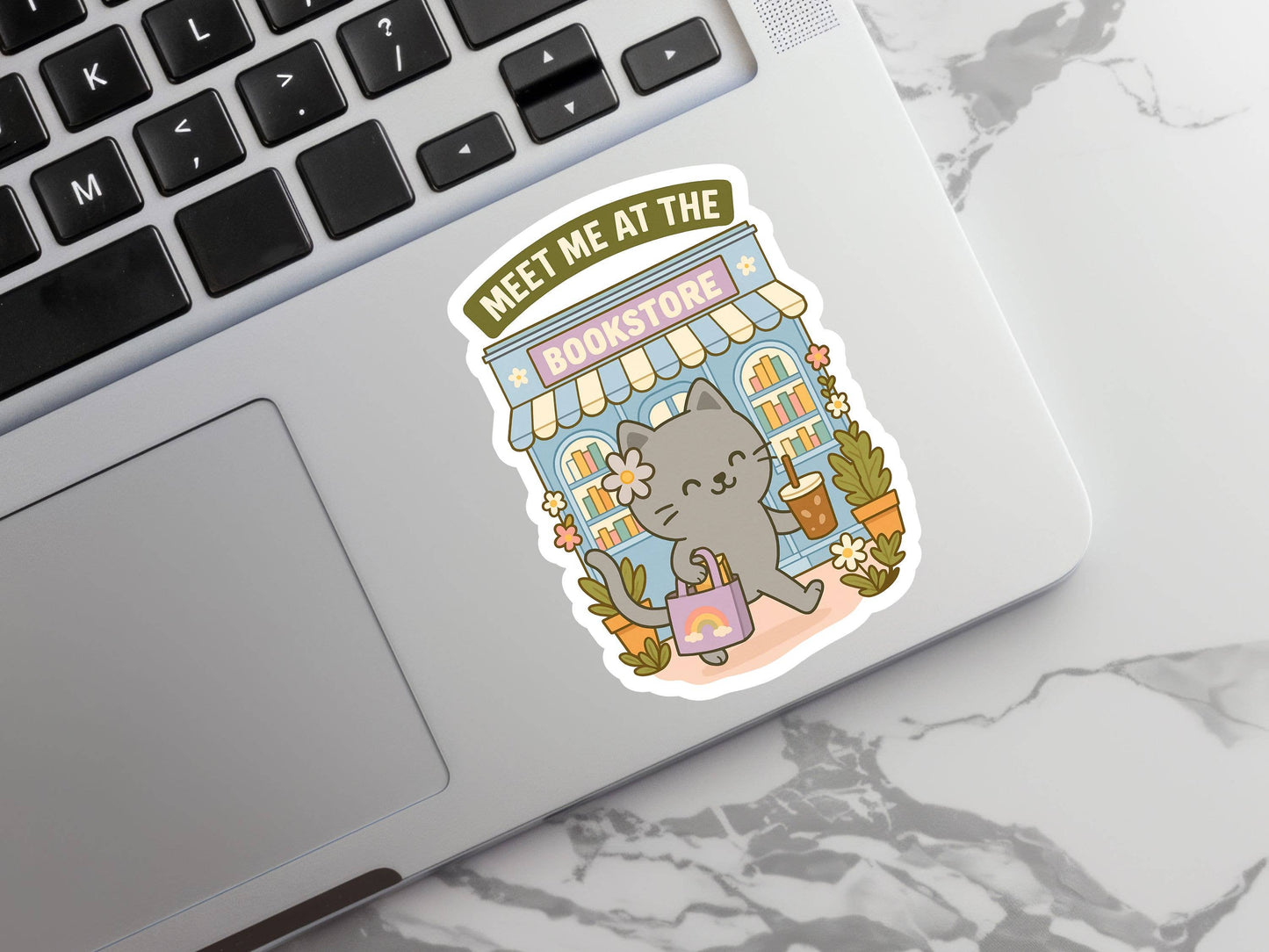 Meet Me at the Bookstore Bookish Sticker