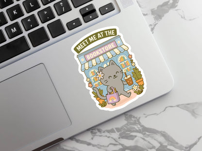 Meet Me at the Bookstore Bookish Sticker