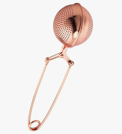 Rose Gold Tea Infuser – Stainless Steel Loose Leaf Steeper