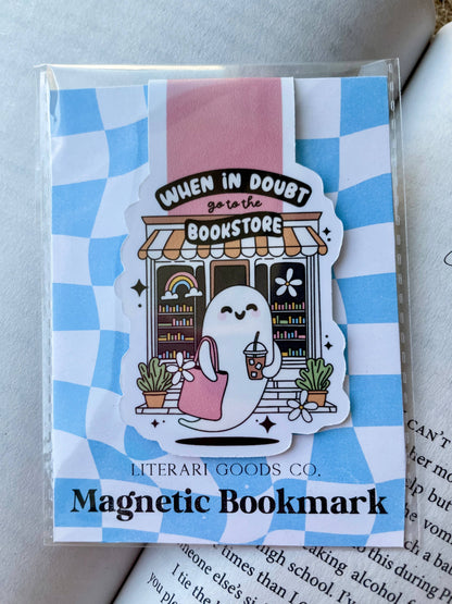 Bookstore Ghost 👻- Magnetic Bookmark