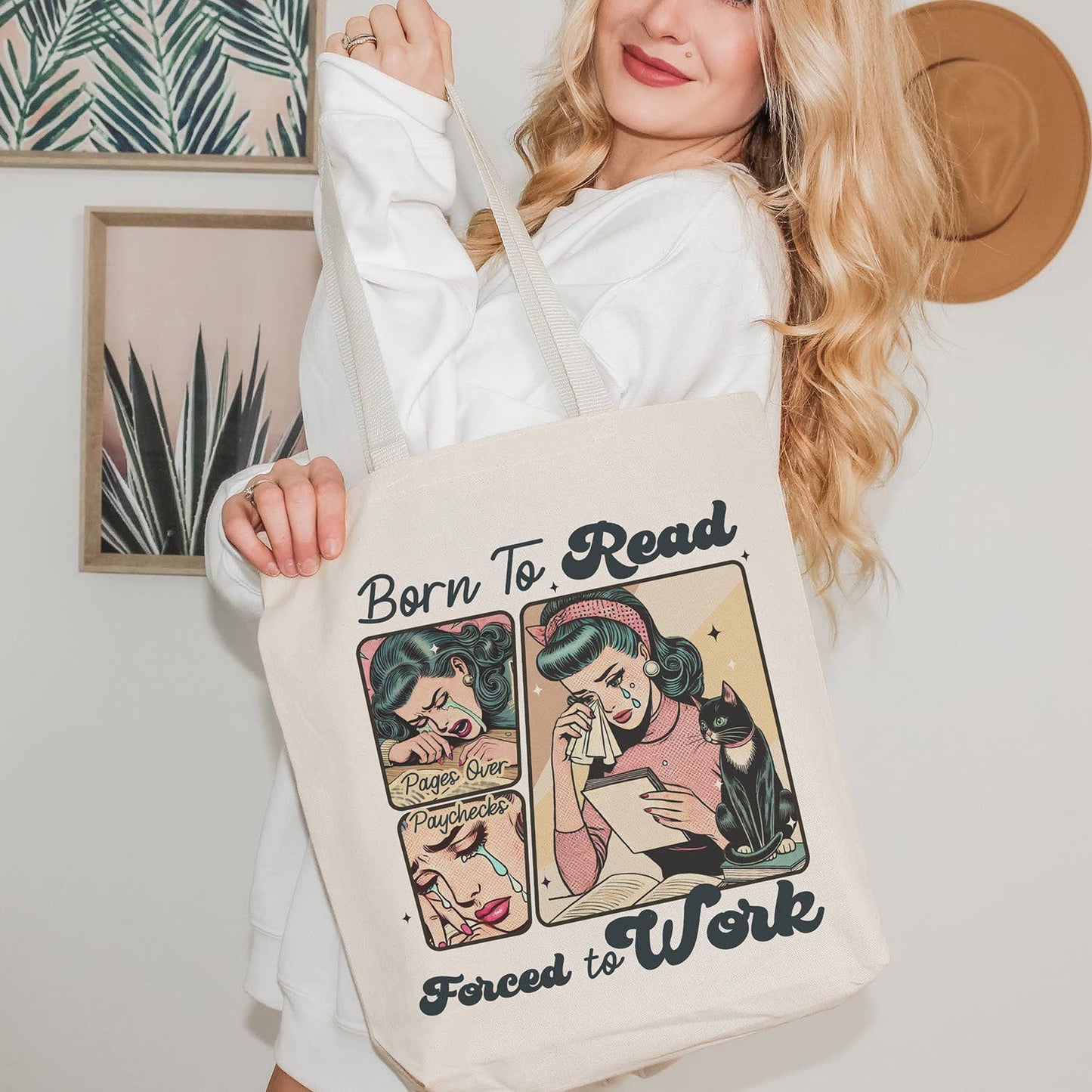 Pages Over Paychecks Tote Bag