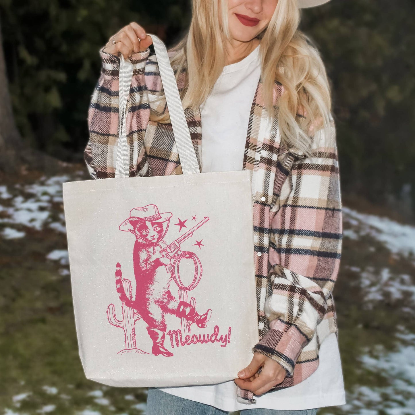 Cowboy Cat Tote Bag