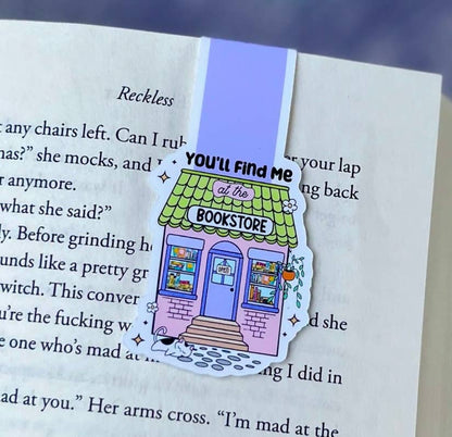 You’ll Find Me at the Bookstore 📚 - Magnetic Bookmark