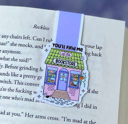 You’ll Find Me at the Bookstore 📚 - Magnetic Bookmark